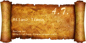 Atlasz Tímea névjegykártya